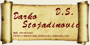 Darko Stojadinović vizit kartica